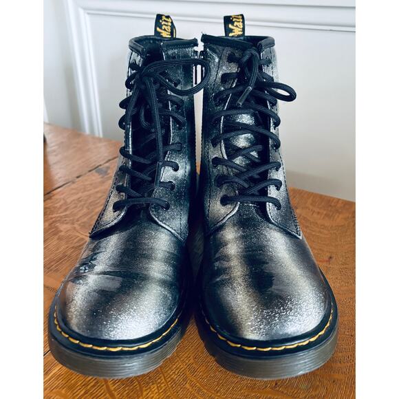 Doc Martens Youth 1460 Ombre Glitter Boots, Size 5 - Picture 2 of 6